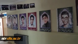 هفته دفاع مقدس گرامیباد
بمناسبت بزرگداشت هفته دفاع مقدس  نمایشگاهی ازطرف بسیج دانشجویی مرکزآموزش عالی آزادگان نیربرگزارشد. 2