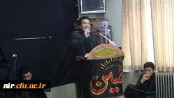 همایش استقبال  دانشجویان ازماه محرم باحضورمسئولین وکارکنان دانشگاه وامام جمعه شهرستان نیردرنمازخانه مرکز 4