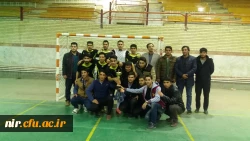 درخشش چشمگیروقهرمانی تیم فوتسال مرکزآموزش عالی آزادگان نیردربین تیمهای شهرستان نیر 3
