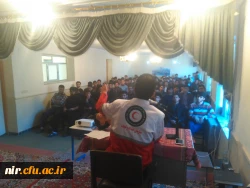برگزاری کارگاه آموزشی امدادونجات با همکاری هلال احمرشهرستان نیر 3