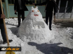 مسابقه و کارگاه حجم سازی با برف 3