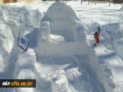 مسابقه و کارگاه حجم سازی با برف 5