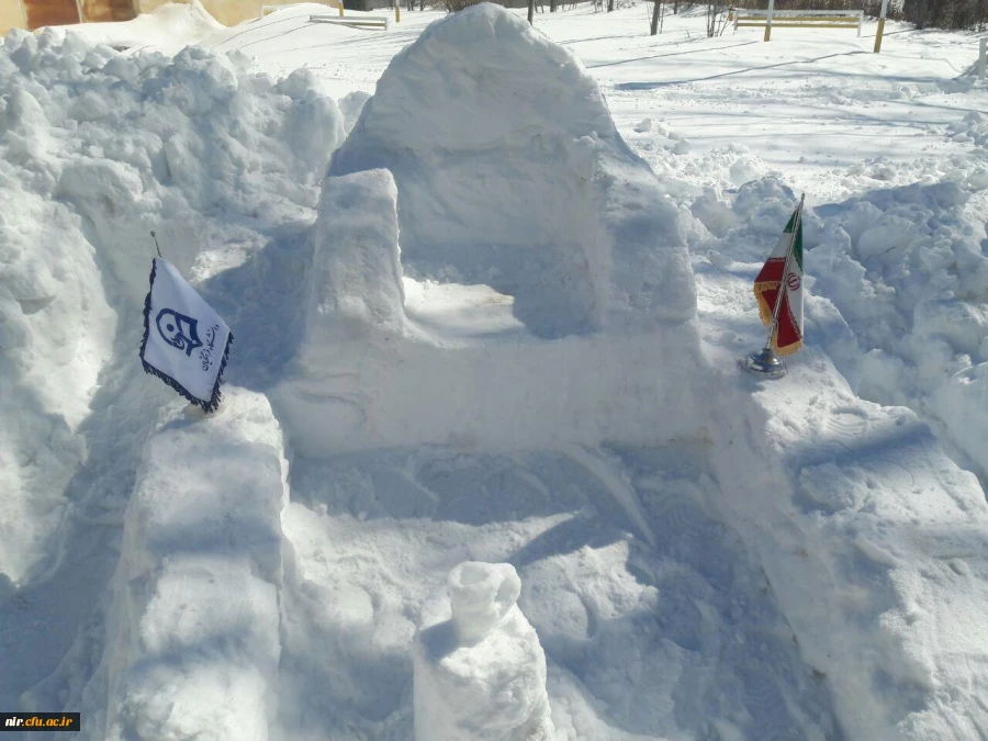 مسابقه و کارگاه حجم سازی با برف 5