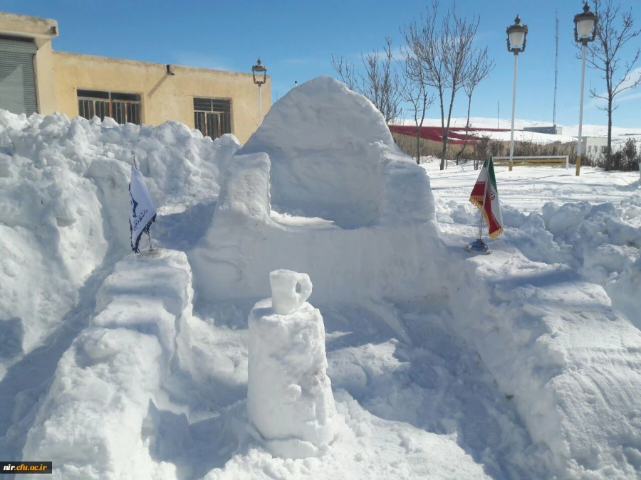 مسابقه و کارگاه حجم سازی با برف 6