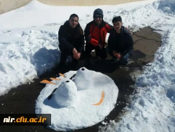 مسابقه و کارگاه حجم سازی با برف 11