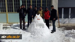 مسابقه و کارگاه حجم سازی با برف 13