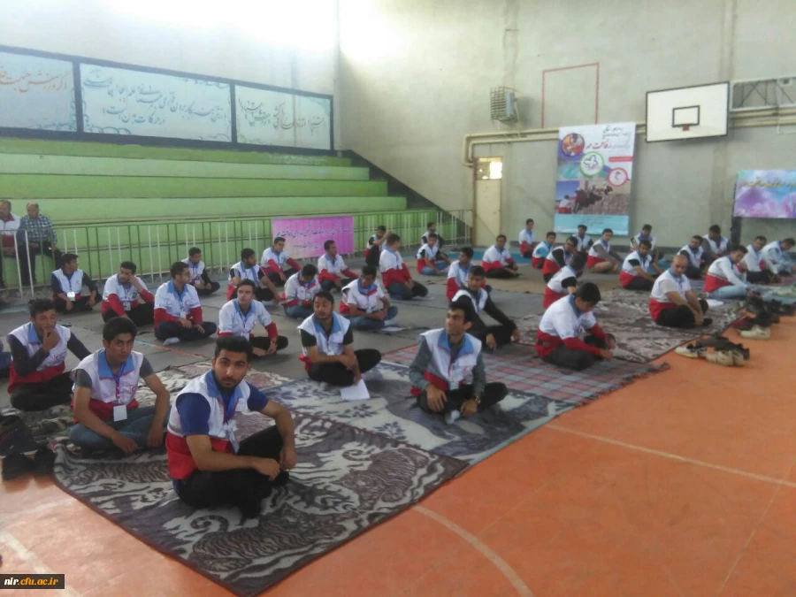 راهیابی کانون دانشجویی هلال احمر مرکز آموزش عالی آزادگان نیر به مسابقات کشوری 3
