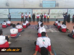 راهیابی کانون دانشجویی هلال احمر مرکز آموزش عالی آزادگان نیر به مسابقات کشوری 4