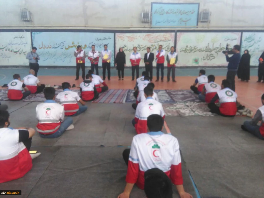 راهیابی کانون دانشجویی هلال احمر مرکز آموزش عالی آزادگان نیر به مسابقات کشوری 4