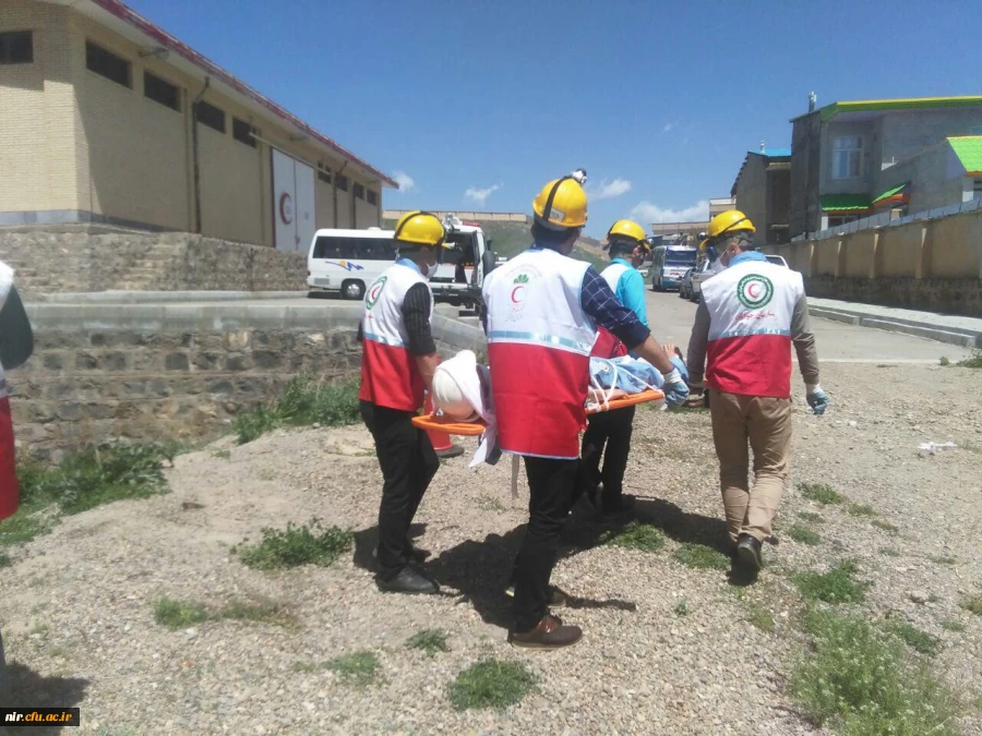 راهیابی کانون دانشجویی هلال احمر مرکز آموزش عالی آزادگان نیر به مسابقات کشوری 5