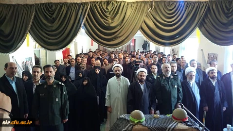 برگزاری یادواره شهدادرمرکزآموزش عالی آزادگان نیربامشارکت سپاه وبنیادشهید 2