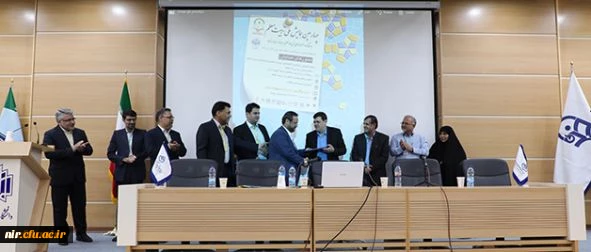 اهدای حکم ریاست دانشگاه فرهنگیان توسط مشاور وزیر و رییس مرکز حراست وزارت آموزش و پرورش 2