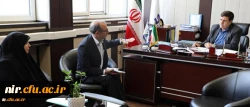 دیدار رییس دانشگاه فرهنگیان با سرپرست امور پردیس های استان اردبیل 2