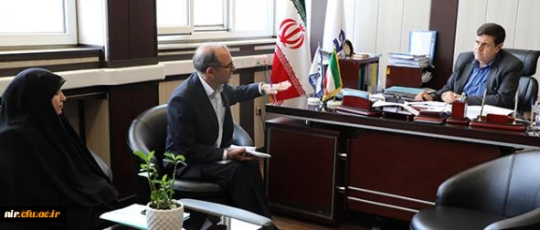 دیدار رییس دانشگاه فرهنگیان با سرپرست امور پردیس های استان اردبیل 2