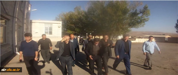 بازدید دکترخنیفر ریاست محترم دانشگاه فرهنگیان و هیت همراه ازمرکزآموزش عالی آزادگان نیر 2