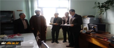 مراسم تکریم و معارفه سرپرست مرکزآموزش عالی آزادگان نیر