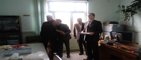 مراسم تکریم و معارفه سرپرست مرکزآموزش عالی آزادگان نیر 6