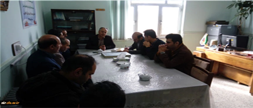 اولین جلسه سرپرست جدید با همکاران مرکز نیر 2