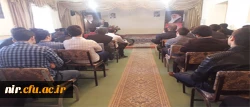 نشست صمیمی سرپرست مرکزآموزش عالی آزادگان نیر با دانشجویان 2