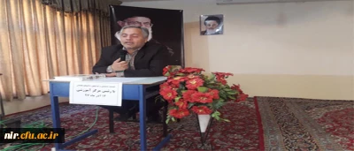 نشست صمیمی رییس مرکز تابع واحد آزادگان نیر با دانشجو معلمان