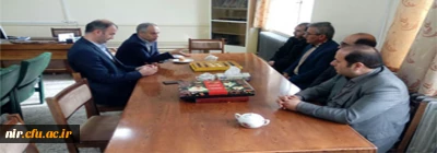 دیدار ریاست محترم اداره آموزش و پرورش شهرستان نیر به همراه هیت همراه از ریاست جدید مرکز