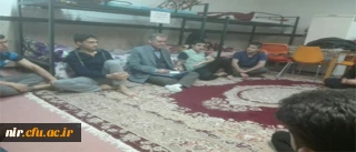 سومین نشست صمیمی مشاور مرکز بادانشجویان در سرای دانشجویی