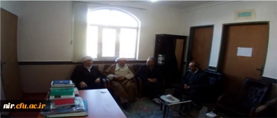 دیدار کارکنان و جمعی از استاید مرکز با امام جمعه محترم شهرستان نیر