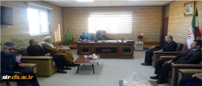 دیدار کارکنان و جمعی از اساتید مرکز با فرماندار محترم شهرستان نیر