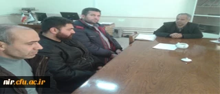 جلسه ریاست با کارکنان مرکز