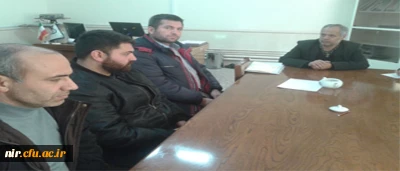 جلسه ریاست با کارکنان مرکز