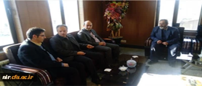 دیدار ریاست و کارکنان مرکز با شهردارمحترم شهرستان نیر