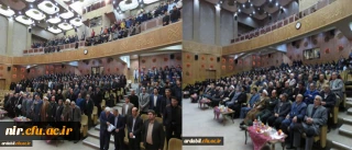 ‫ مراسم نکوداشت یکصدمین سال تأسیس تربیت معلم در ایران و پنجاه و یکمین سال تأسیس آن در اردبیل همزمان با چهلمین سالگرد پیروزی شکوهمند انقلاب اسلامی در دانشگاه فرهنگیان اردبیل برگزار شد. | مدیریت امور پردیس های استان اردبیل