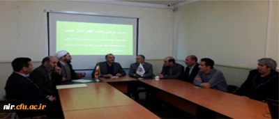 دیدار صمیمی دکتر عبدی و هیت همراه با کارکنان مرکز نیر