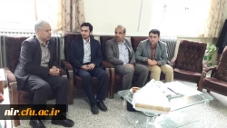 دیدار نوروزی مسدول حوزه بسیج دانشجویی شهید علم الهدی استان اردبیل با رئیس مرکز آموزش عالی آزادگان نیر 2