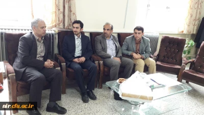 دیدار نوروزی مسدول حوزه بسیج دانشجویی شهید علم الهدی استان اردبیل با رئیس مرکز آموزش عالی آزادگان نیر