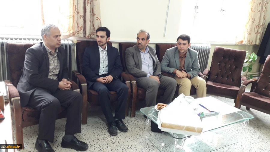 دیدار نوروزی مسدول حوزه بسیج دانشجویی شهید علم الهدی استان اردبیل با رئیس مرکز آموزش عالی آزادگان نیر 2