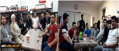 حضور و گفت و گوی صمیمی حجت الاسلام دکتر اصغری امام جمعه محترم سرعین با دانشجومعلمان در سرای دانشجویی