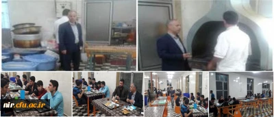 حضور دکتر شایگان اصل در افطاری امروز جمعه 4 امین روز ماه مبارک رمضان در جمع دانشجویان