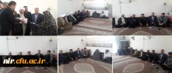 دیدار مسوولین دانشگاه فرهنگیان با حضور فرماندار محترم و امام جمعه محبوب شهرستان نیر از خانواده محترم شهیدان صوابی 2