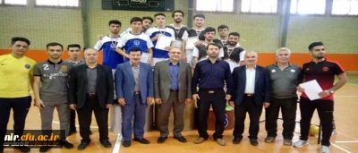 کسب مقام دوم رشته ورزشی فوتسال ( گل کوچک ) توسط دانشجو معلمان دانشگاه فرهنگیان اردبیل در چهارمین المپیاد ورزش های همگانی دانشگاه های استان