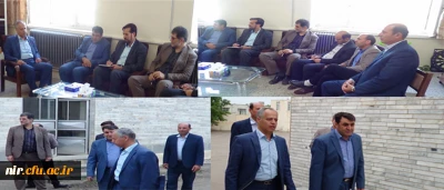 بازدیداداره کل امورحقوقی و قراردادها از مرکزتابعه دانشگاهی واحد آزادگان نیر