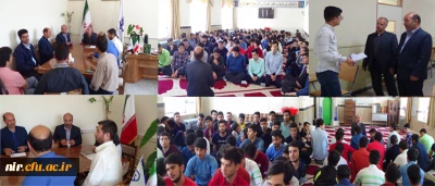 حضور آقای ایرانی در مرکز و شرکت در جلسه ی همکاران مرکز و دیدار با دانشجویان