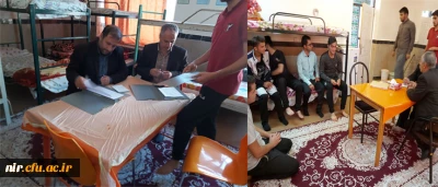 بازدید سرزده دکتر شایگان اصل رییس محترم مرکز از سراهای دانشجویی