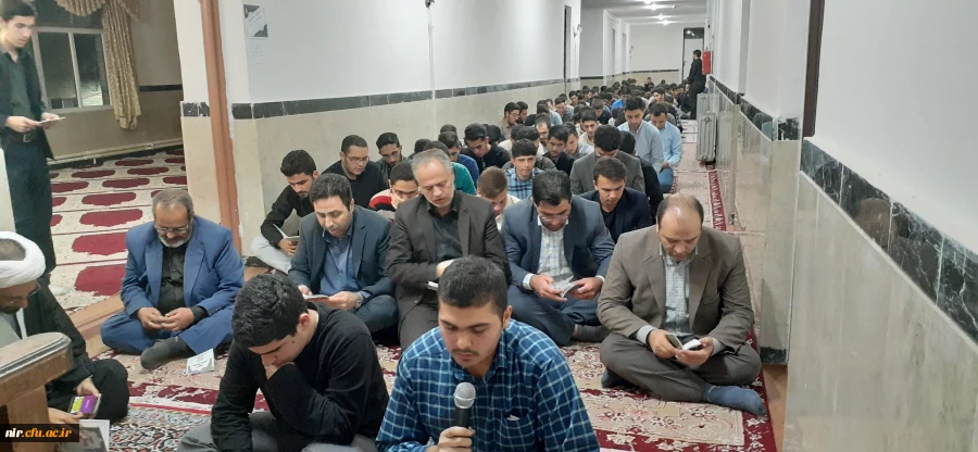 مراسم پرفیض جا ماندگان اربعین حسینی و سوگواری سید و سالار شهیدان حضرت اباعبدالله الحسین (ع) در مرکز آزاداگان نیر 7