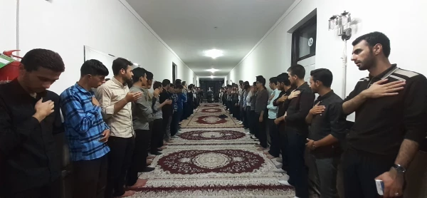 مراسم پرفیض جا ماندگان اربعین حسینی و سوگواری سید و سالار شهیدان حضرت اباعبدالله الحسین (ع) در مرکز آزاداگان نیر 5