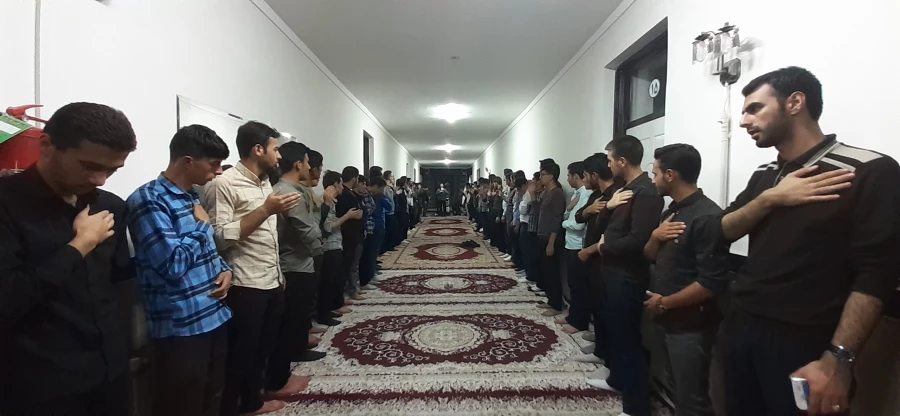 مراسم پرفیض جا ماندگان اربعین حسینی و سوگواری سید و سالار شهیدان حضرت اباعبدالله الحسین (ع) در مرکز آزاداگان نیر 5