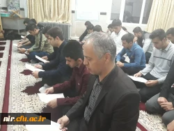 مراسم قرائت زیارت حضرت رسول (ص) ازبعید با فراسیدن 28 صفر  و برگزاری مراسم سوگواری رحلت پیامبر خاتم حضرت محمد (ص) و شهادت امام حسن مجتبی (ع) در مرکز آزادگان نیر  5