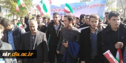 حضور اساتید، کارکنان و دانشجومعلمان در راهپیمایی با شکوه 13 آبان به روایت تصویر 2