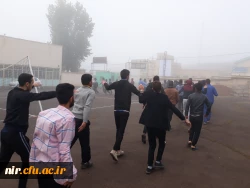 اجرای ورزش صبحگاهی در مرکز آموزش عالی آزادگان نیر 3