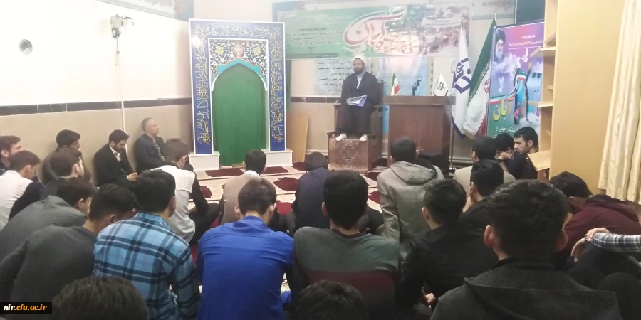 ویژه برنامه بصیرتی با حضور حجت الاسلام عابدی مسئول دفتر نمایندگی ولی فقیه در ناحیه بسیج دانشجویی استان اردبیل 2